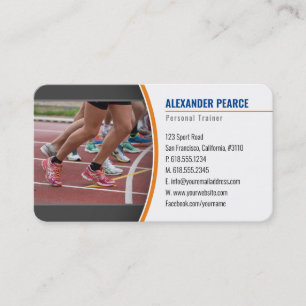 Personal Trainer Running Business Card