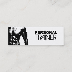 Personal Trainer Skinny Business Cards