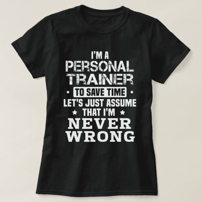 Personal Trainer T-Shirt (Design Front)