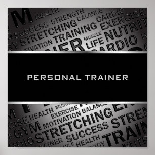 Personal Trainer Unique Poster