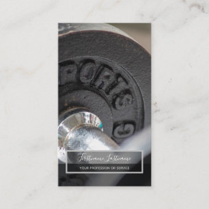 Personal training and fitness coaching experts bus business card