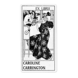 Personal Vintage Bookplate Labels