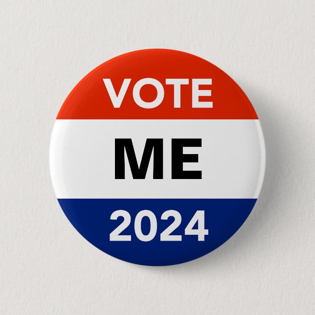 Personal Vote 2024 Presidential Election Campaign 6 Cm Round Badge (Front)