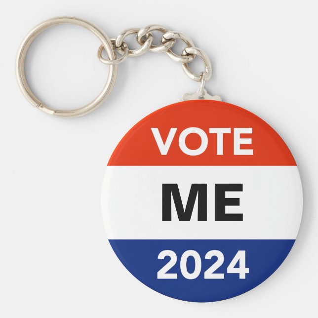Personal Vote 2024 Presidential Election Campaign Key Ring (Front)