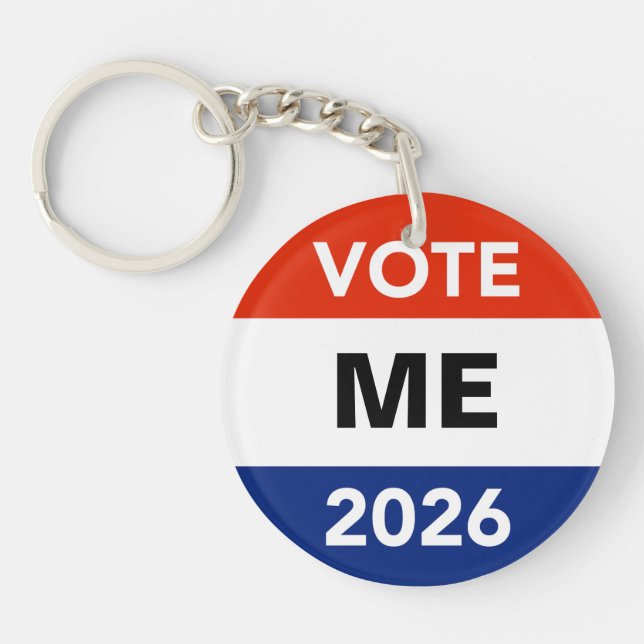 Personal Vote 2026 Midterm Election Campaign Key Ring (Front)