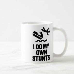 Personal Watercraft Pwc I Do My Own Stunts Jet Ski Coffee Mug