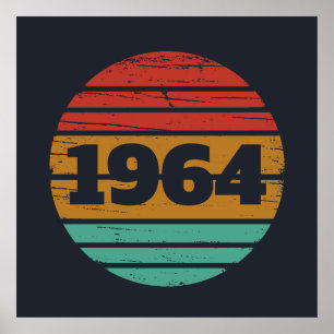 Personaliazed sixty vintage 60th birthday gifts poster