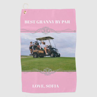 Personaliized Decorative style Photo Golf Tpwe; Towel