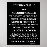 Personalisable Accountant Funny Job Titles