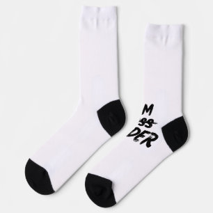 Personalisation premium sock iam leader not boos