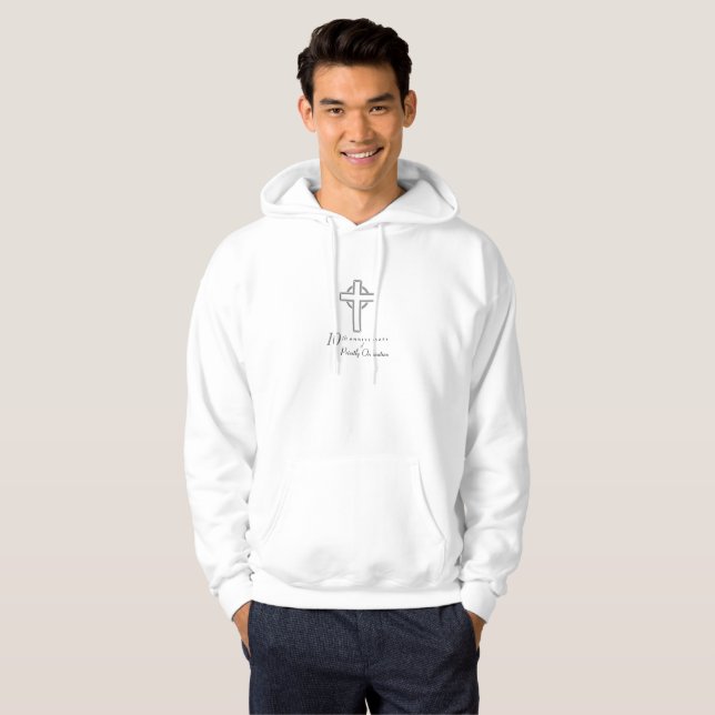 Personalise, 10th Anniversary of Priest Embossed Hoodie (Front Full)