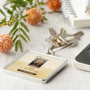 Personalise, 10th Ordination Anniversary Angels Key Ring