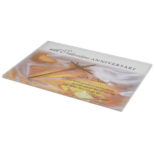 Personalise, 10th Ordination Anniversary, Cross Cutting Board