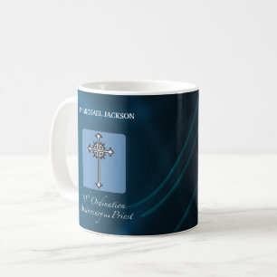 Personalise, 10th Ordination Anniversary of Priest Coffee Mug