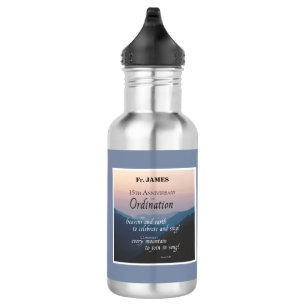 Personalise 15th Anniversary Ordination Congrats 532 Ml Water Bottle