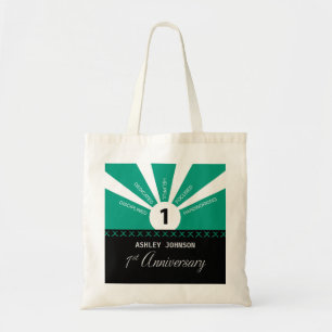 Personalise, 1st Year Employee Anniversary Tote Bag