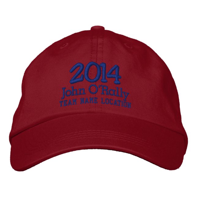 Personalise 2014 Cap Your Name Your Game (Front)