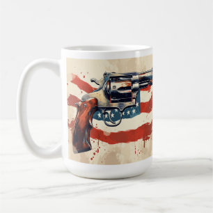 Personalise 2nd Amendment Coffee Mug USA Flag