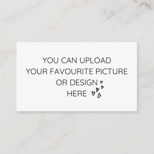 Personalise 3.5" x 2" enclosure card- landscape