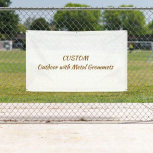 Personalise 3' x 5' Outdoor with Metal Grommets Banner