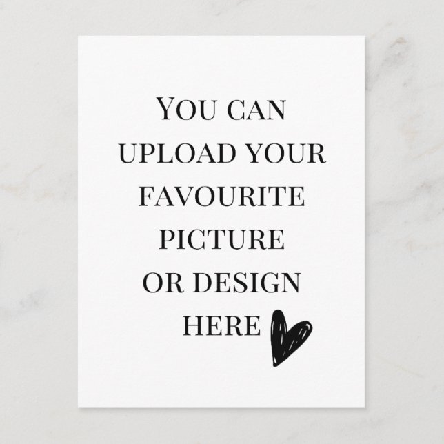 Personalise 4.25" x 5.5" enclosure card- portrait  (Front)