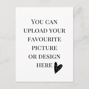 Personalise 4.25" x 5.5" enclosure card- portrait 