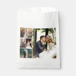 Personalise 4 Custom Photo Collage Favour Bag