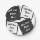 Personalise 4 Photos Paper Plate