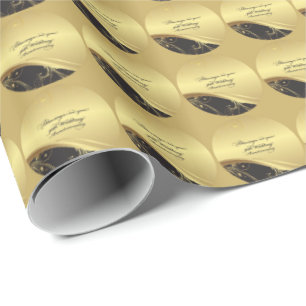 Personalise, 50th Wedding Anniversary Religious Wrapping Paper