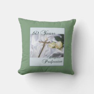 Personalise, 60 Years of Religious Profession Cushion