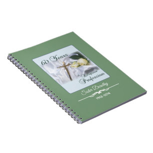 Personalise, 60 Years of Religious Profession Notebook