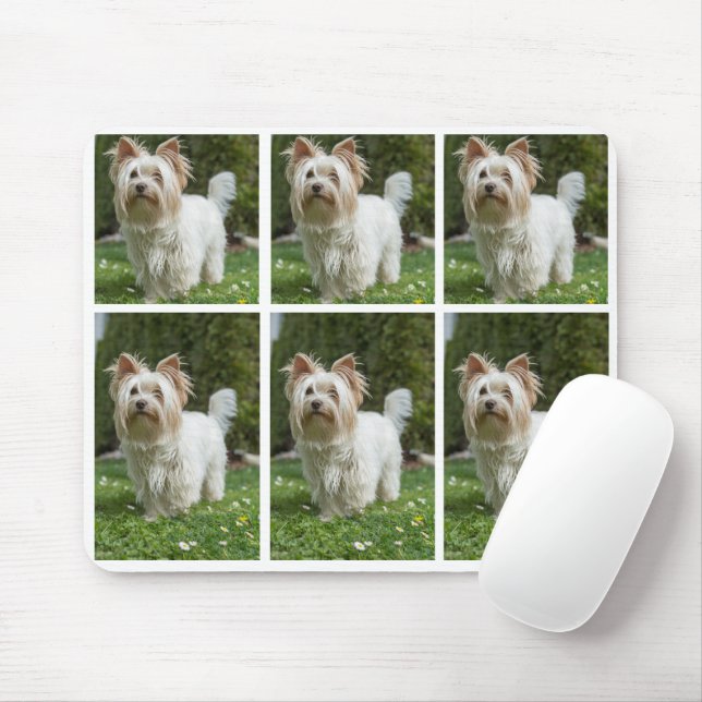 Personalise 6 Photo Collage dog owner Mouse Pad (With Mouse)