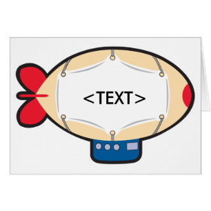 Personalise a Blimp, <TEXT>