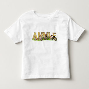 Personalise a T shirt with name initials