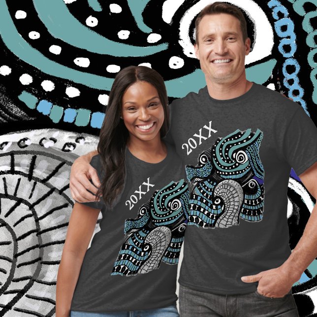 Personalise Abstract Graphic Art Print T-Shirt (Creator Uploaded)