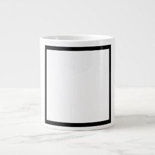 Personalise Add A Photo Frame Large Coffee Mug