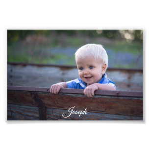 Personalise Add Names Kids Photo Print