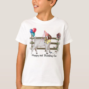 Personalise Adorable Boer Goat Kid Birthday Shrt T-Shirt