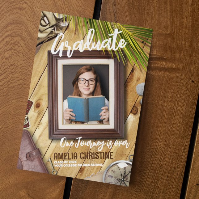 Personalise Adventurer Graduation Announcement (Creator Uploaded)