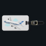 Personalise Aeroplane  Luggage Tag<br><div class="desc">An Acrylic Luggage Tag You Can Customise With Your Information</div>
