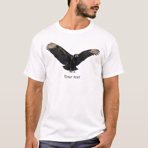 Personalise American black vulture photography  T-Shirt