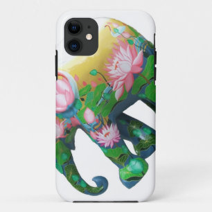Personalise Animal Safari Jungle Africa Flowers iPhone 11 Case