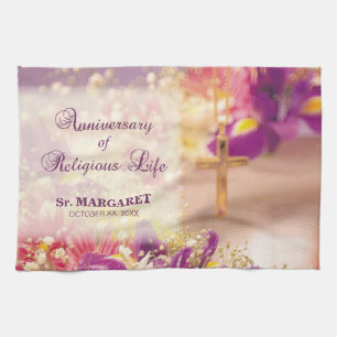 Personalise, Anniversary Religious Life, Nun Tea Towel