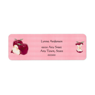 Personalise Apple return address Return Address Label