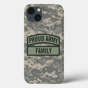 Personalise Army Family Camo iPhone 13 Case