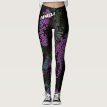 Personalise Artsy Artistic Sylish Art Leggings#14