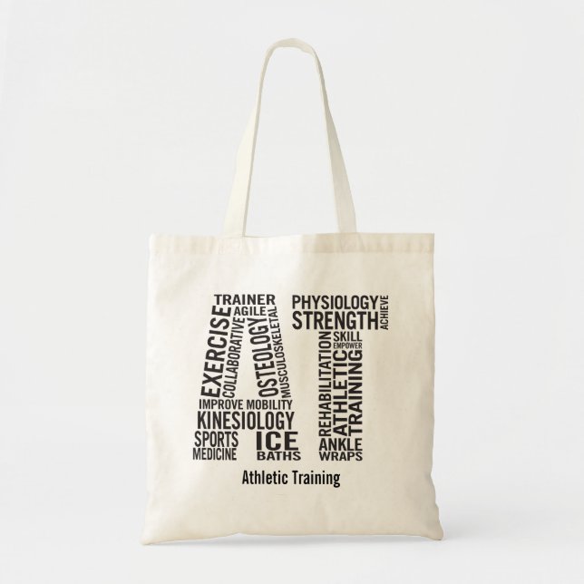Personalise Athletic Trainer AT Tote Bag (Front)