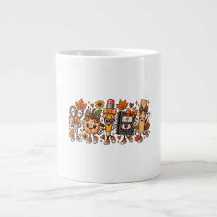 Personalise Autumn Fall Teacher Giant Coffee Mug