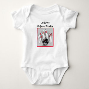 Personalise Baby Bowling Baby Bodysuit
