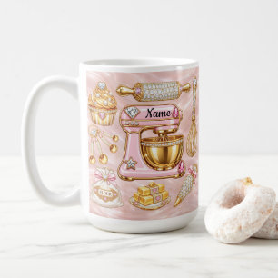 Personalise Baker Bling Coffee Mug